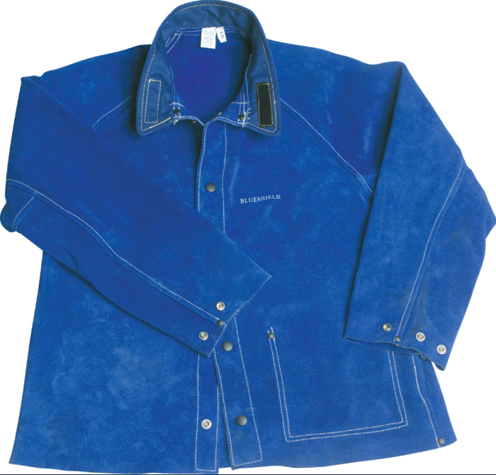 Veste de soudage en cuir