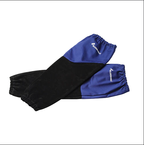 Manchettes pour soudeur Bleu/Noir Long. 20